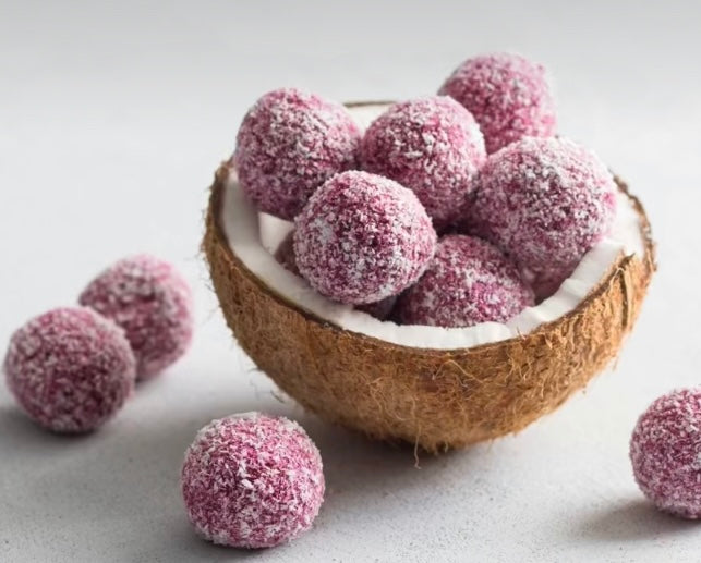 Coconut Beetroot Energy Balls Recipe