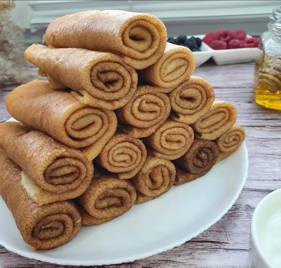 Gluten-free, Low in calorie and High in protein crepes