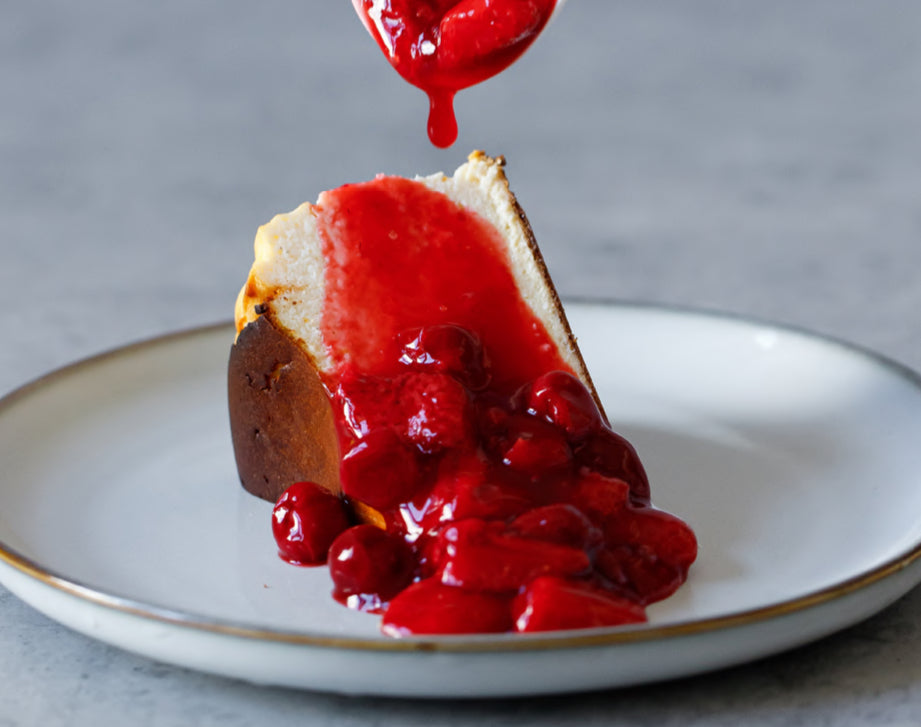 High ptotein San Sebastián Cheesecake