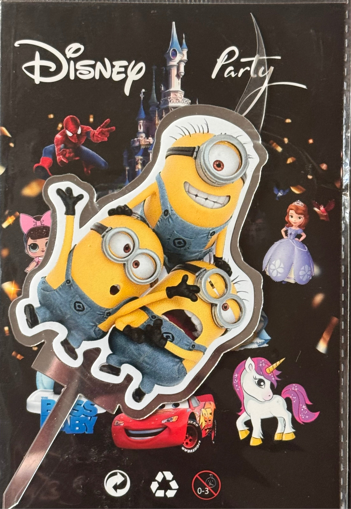 Acrylic cake topper for kids birthdays
