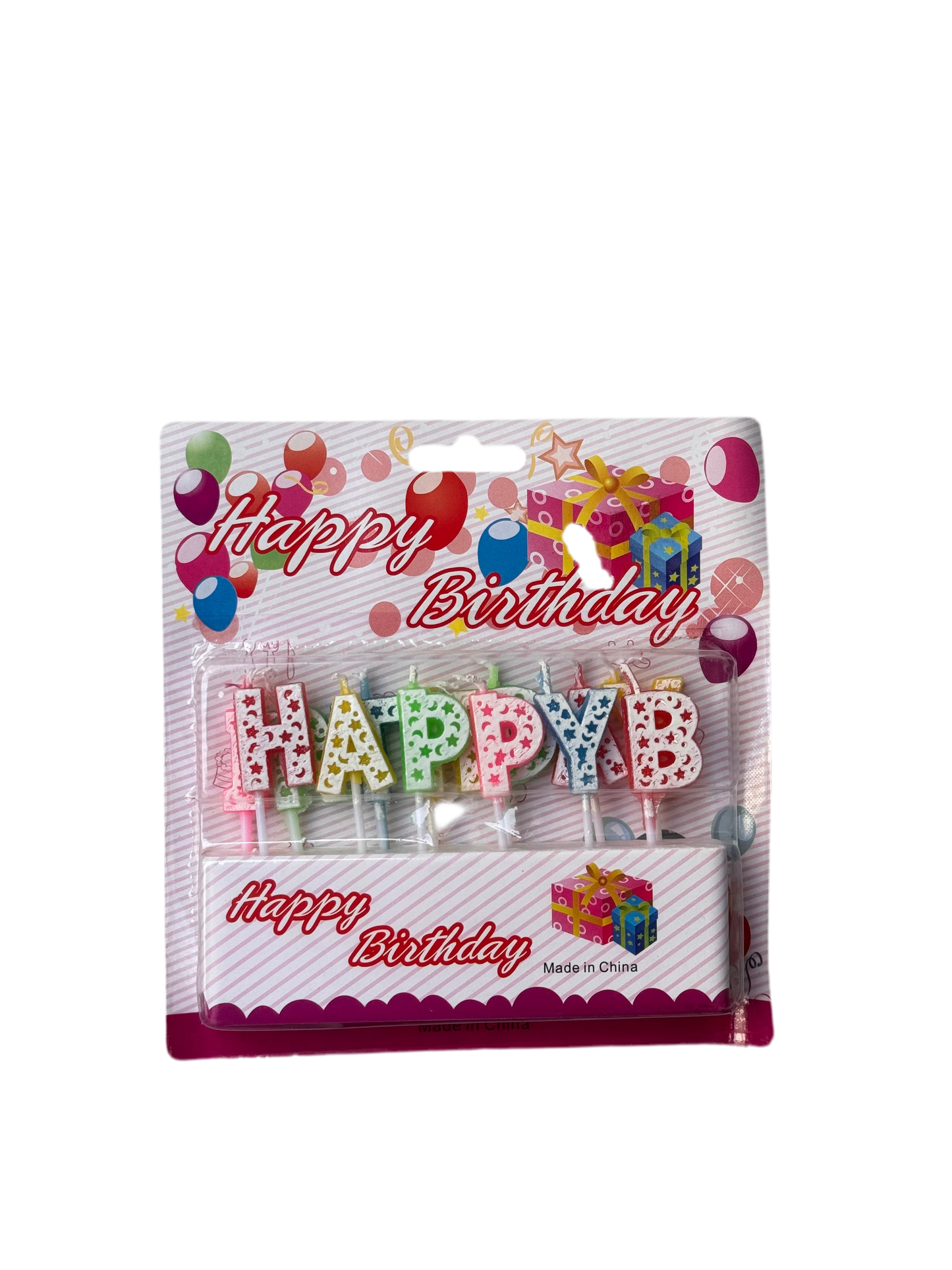 “Happy Birthday” Candles