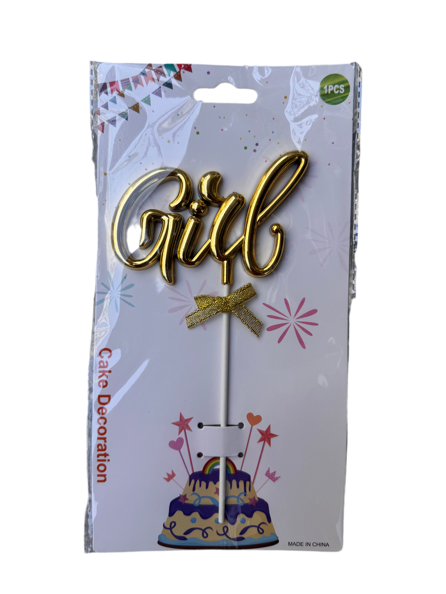 Boy/Girl Cake Topper