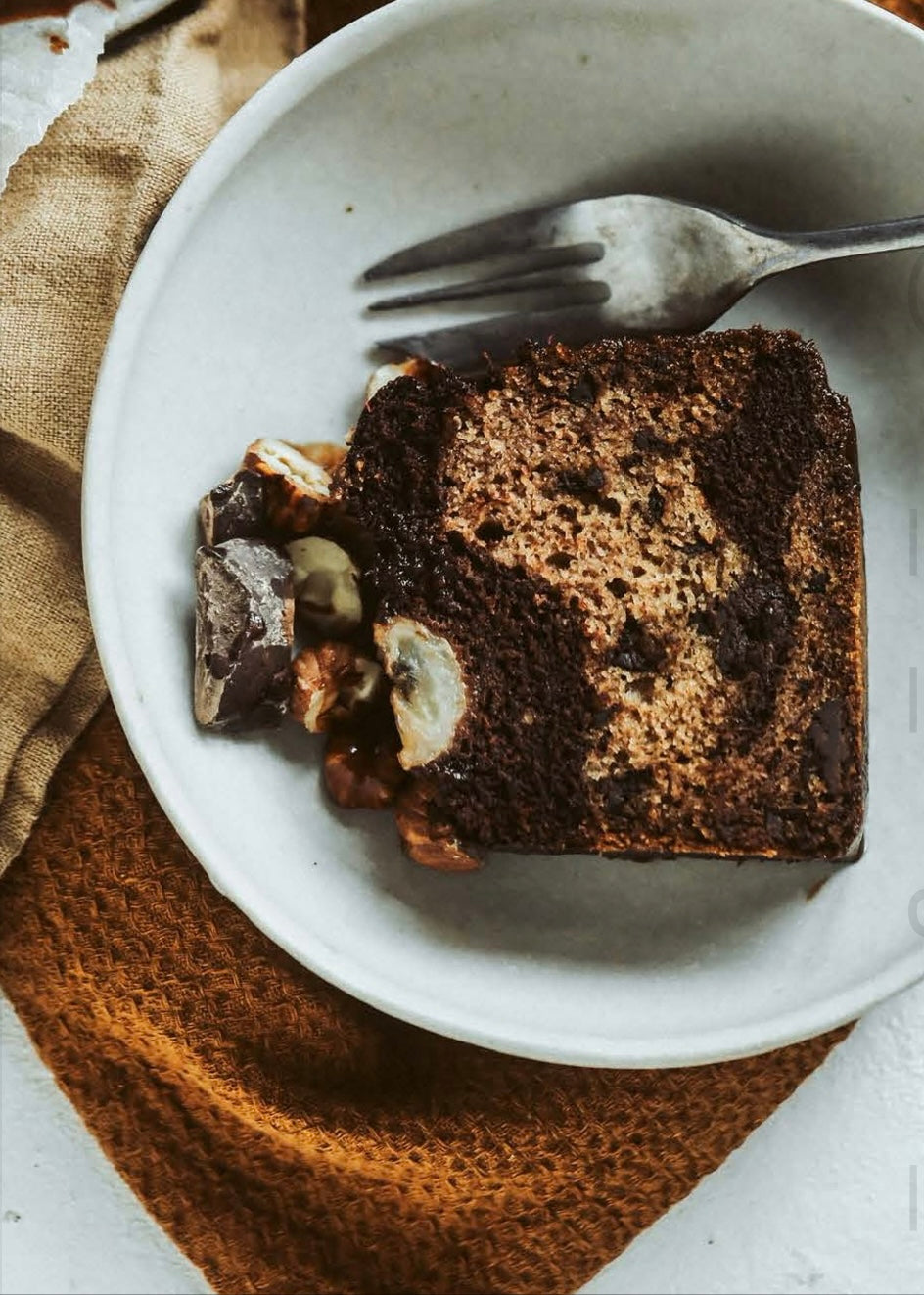 GV Vegan Chocolate Banana and Hazelnut loaf