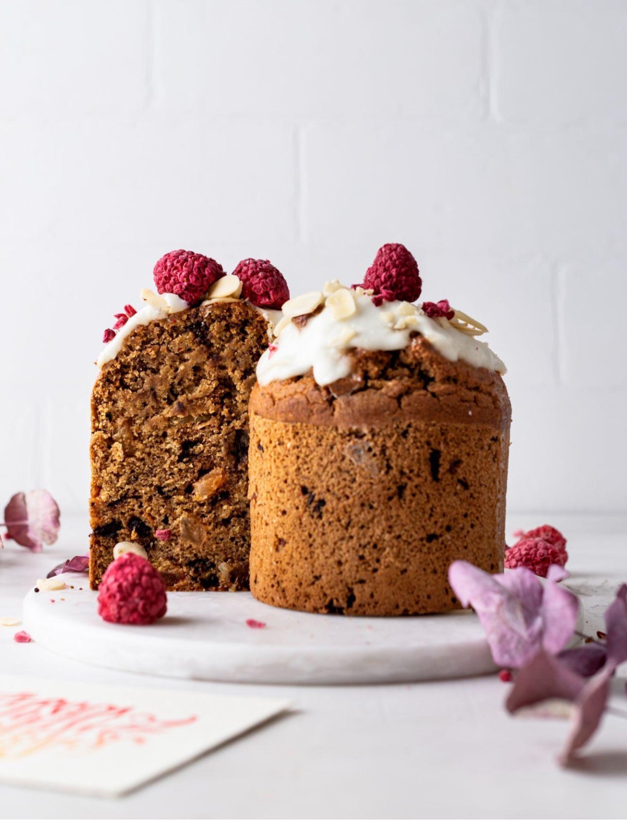Wholemeal No-Yeast Dairy-free Sugar-free Easter Kulitch ( No Yeast)