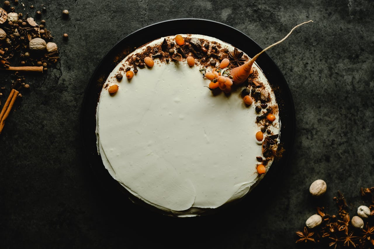 Gluten-free Carrot Cake with Dairy-free buttercream