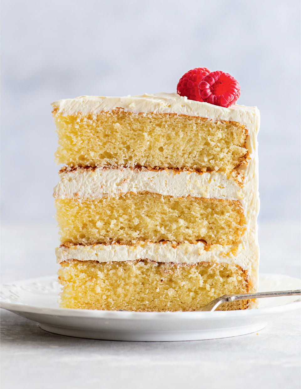 Gluten-free Vanilla Cake with Swiss Meringue buttercream