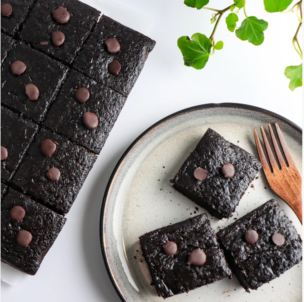 Gluten-free Vegan Chocolate Chip Brownies