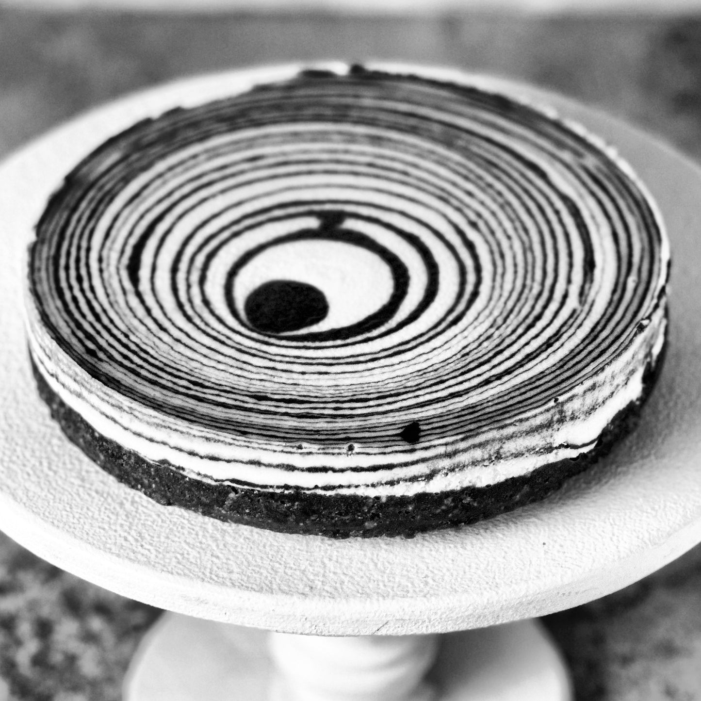 Zebra Vegan Cheesecake