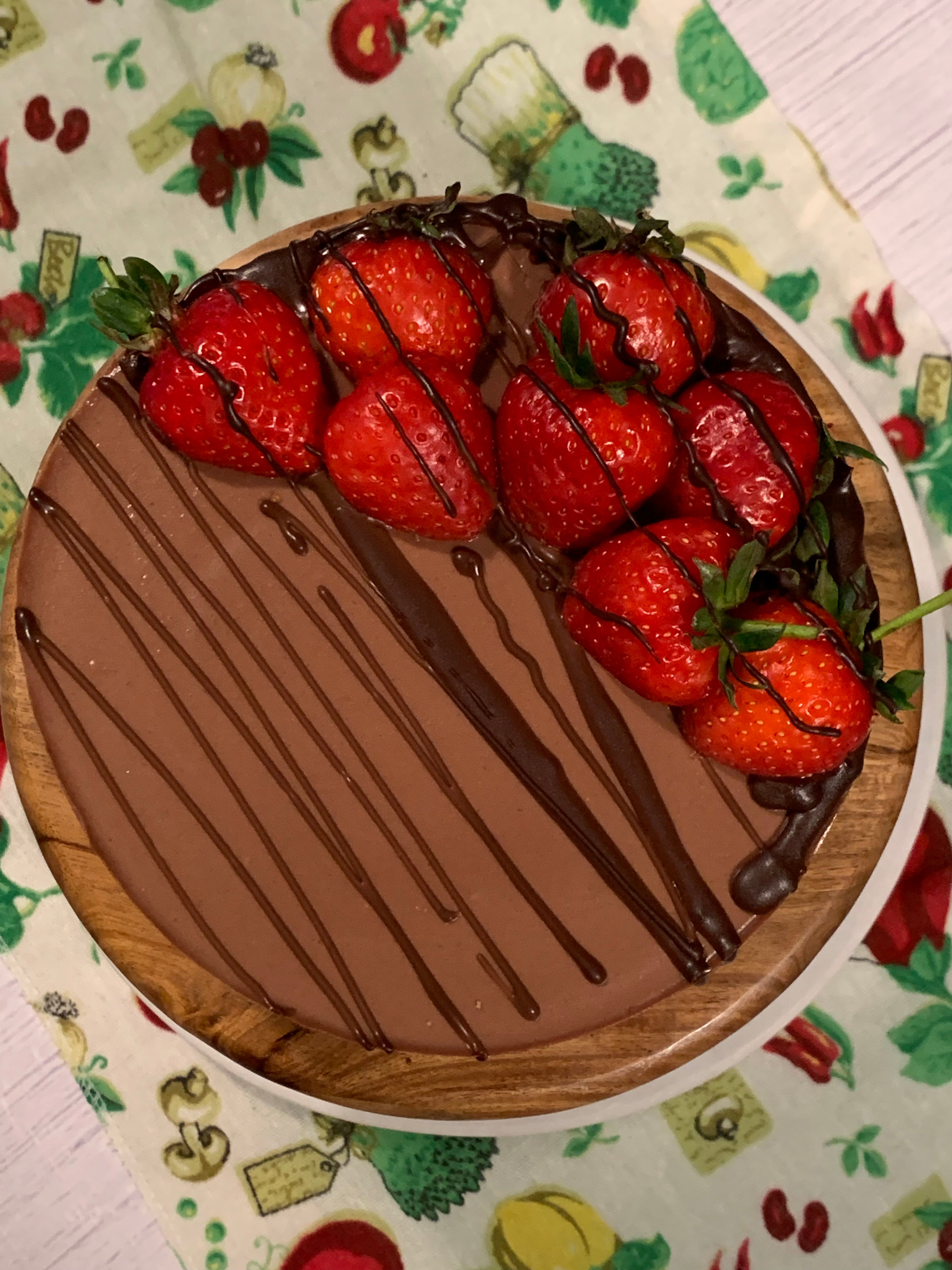 Low calorie high protein Chocolate Mousse Cake