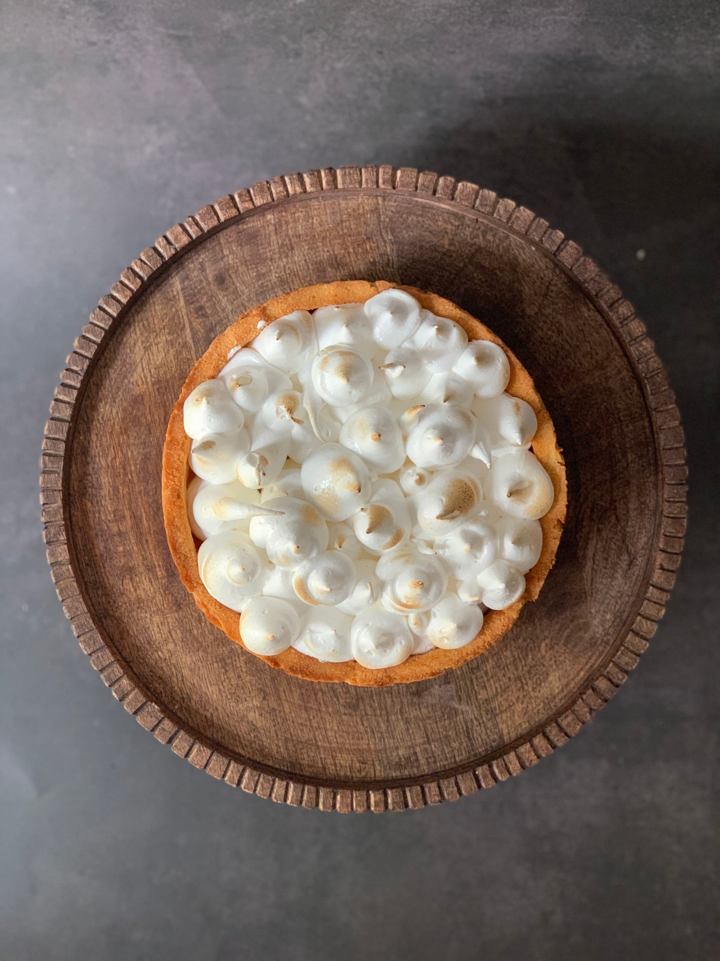 Keto lemon meringue pie