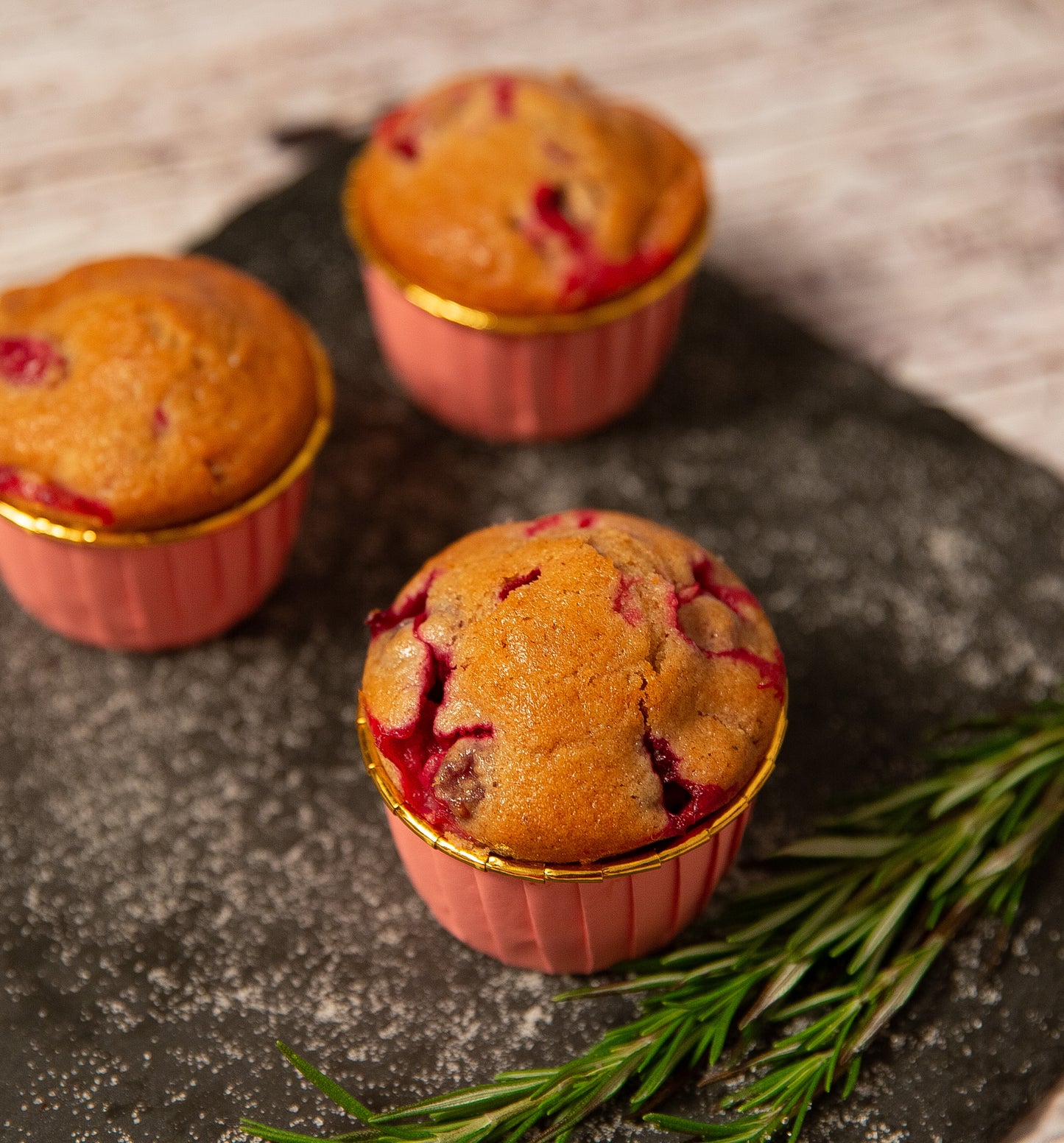 Vegan Cranberry Muffins