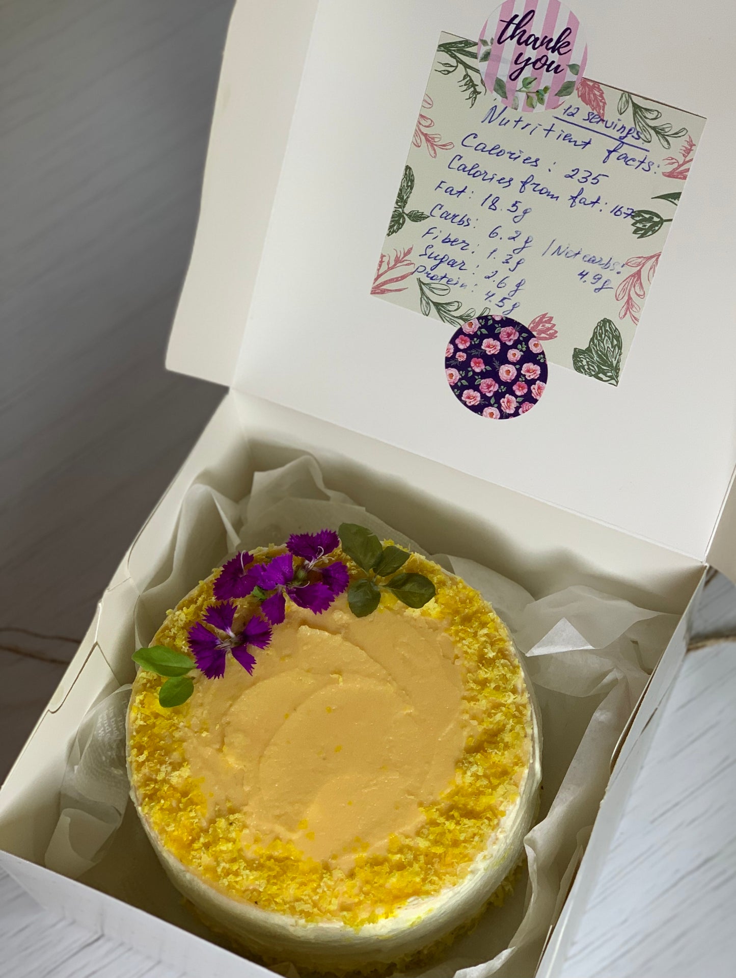 Keto Triple Lemon Cake