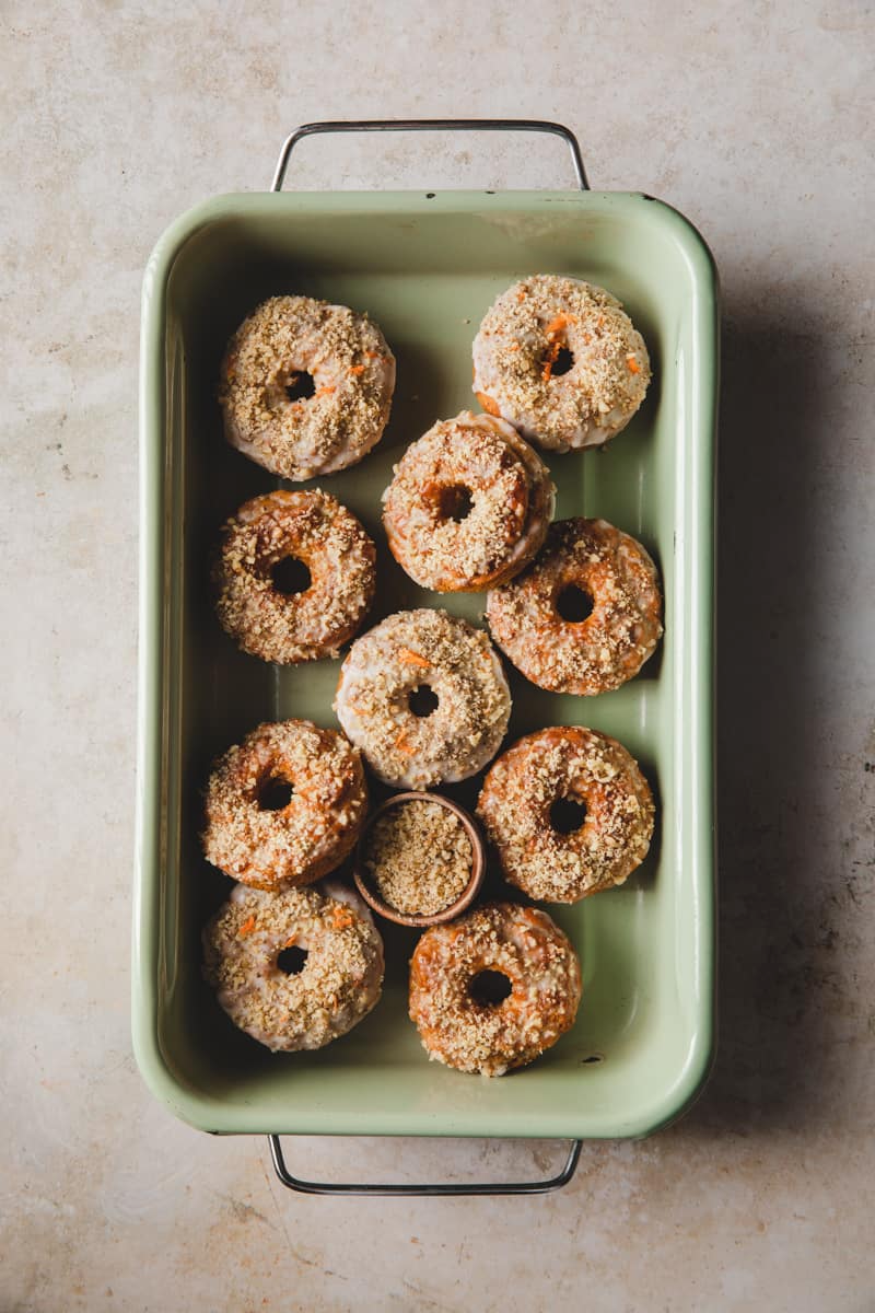 Vegan Carrot Doughnuts