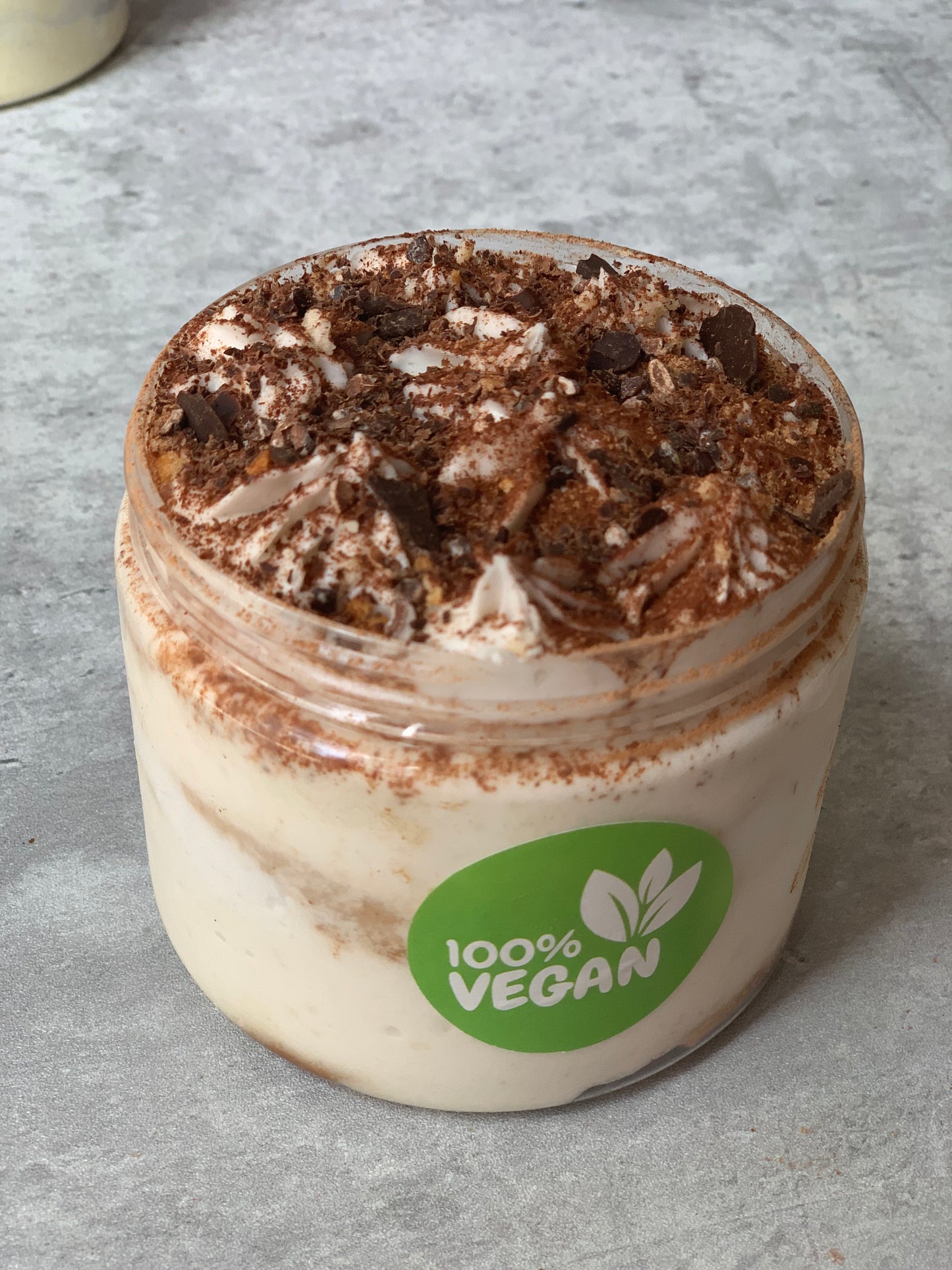 Vegan Tiramisu in a cup