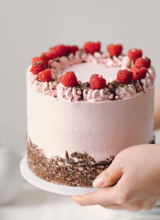 Keto Raspberry Chocolate cake