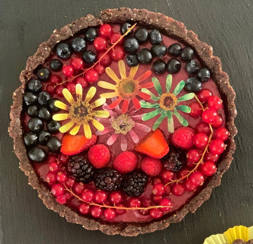 Raw Vegan Berry Tart