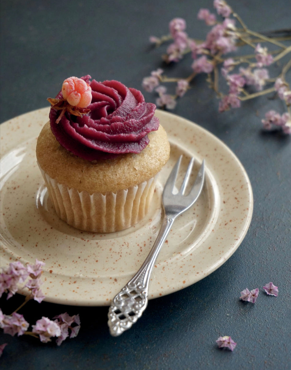 Vegan lemon blueberry cupcakes