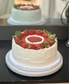 Vegan Vanilla Strawberry Cake