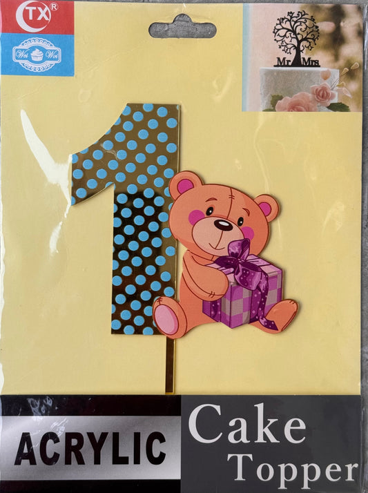 Acrylic Cake Topper for first birthday