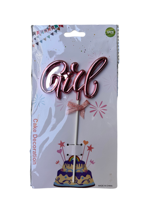 Boy/Girl Cake Topper