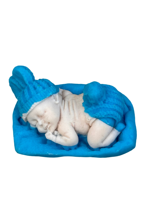 Baby Boy Fondant Cake Topper