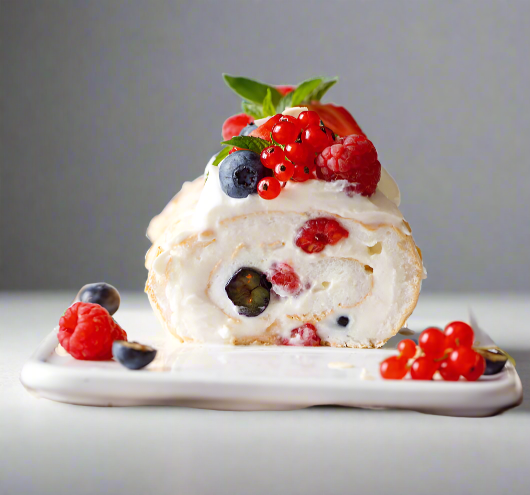 Gluten-free -free Swiss Meringue Roll
