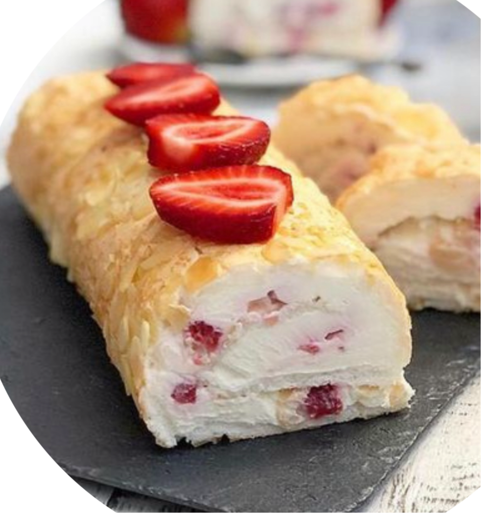 Gluten-free -free Swiss Meringue Roll