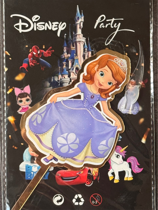 Disney Sleeping beauty acrylic cake topper