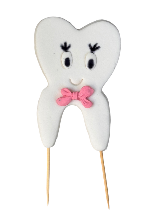 Tooth Fondant Cake Topper