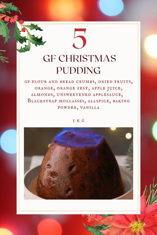 Christmas vegan pudding