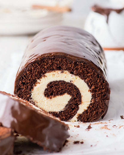 Gluten-free Chocolate Swiss Roulade