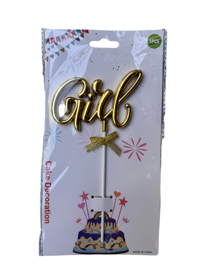 Boy/Girl Cake Topper