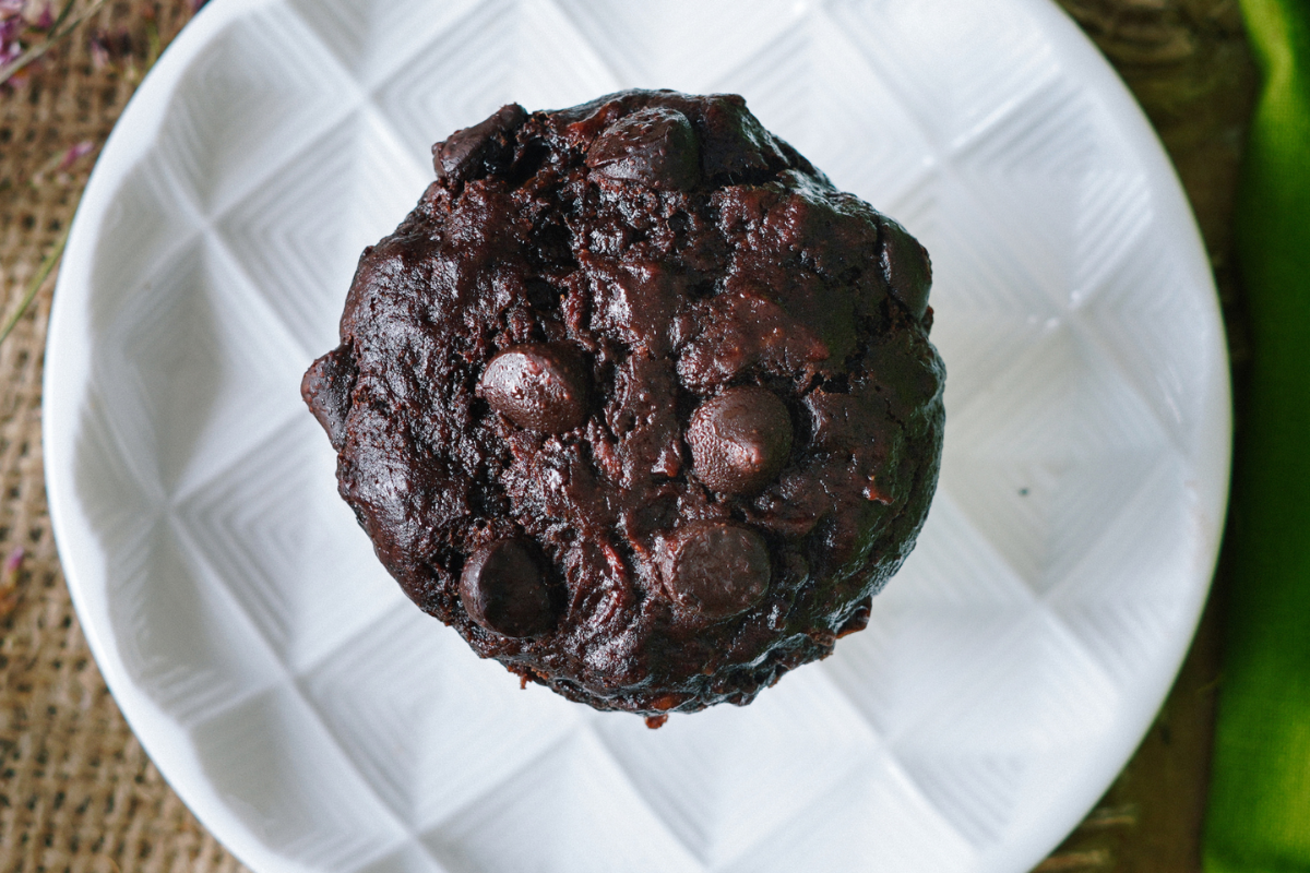 Gluten-free Vegan Double Chocolate Muffins