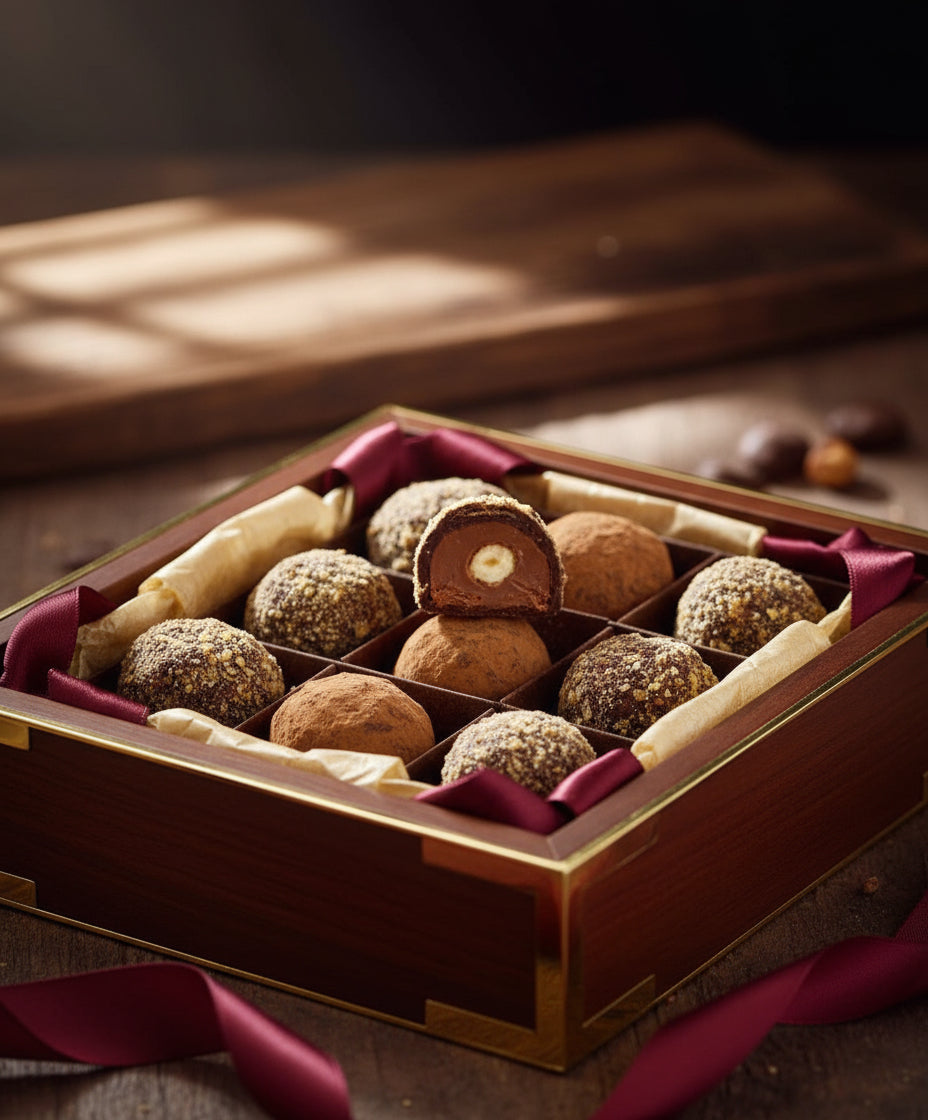 Rawsome Gourmet Blue Cheese & Walnut Chocolate Truffles, Gluten-free, Keto