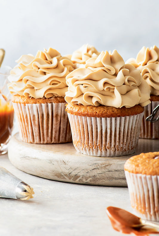 Gluten-free Coffee Caramel Cupcakes