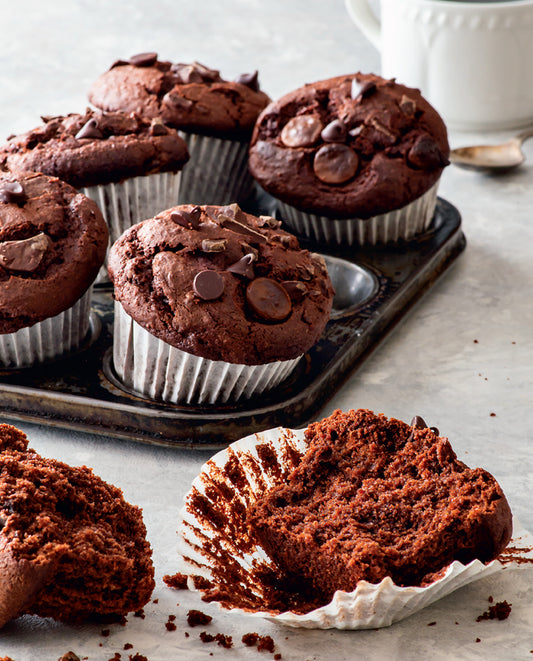 Gluten-free Double Chocolate Muffins