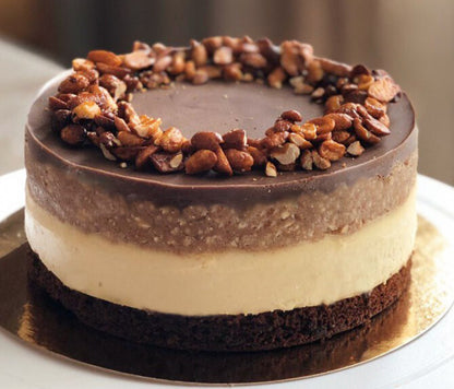 Raw Vegan Snickers Cake