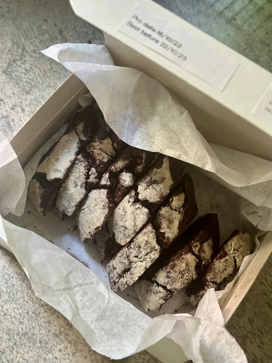 Gluten-free Chocolate biscotti