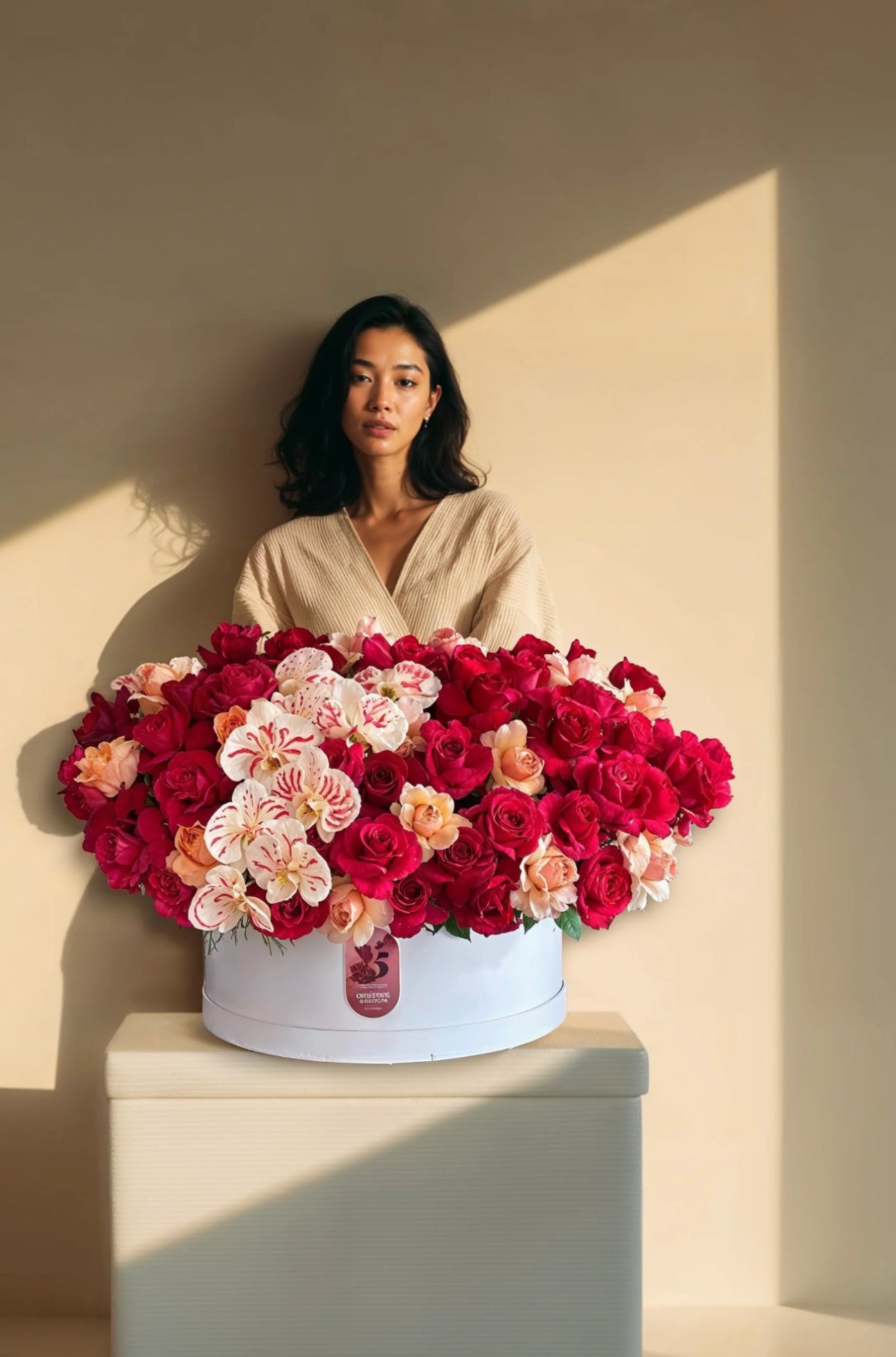 Luxury Flower Gift Basket