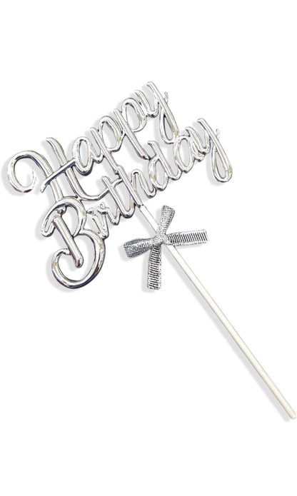 3D Happy Birthday Cake Topper