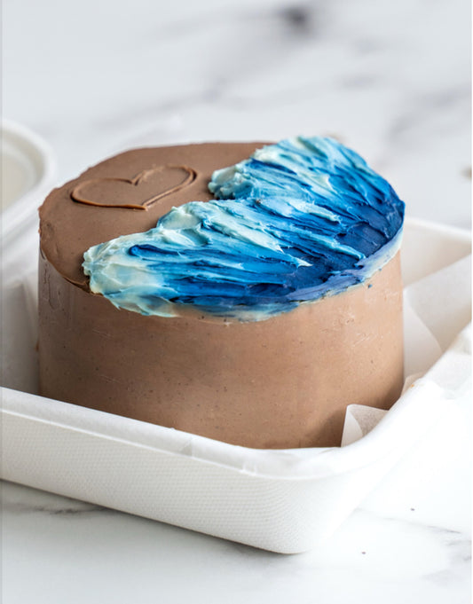 Gluten-free Vegan Chocolate Moca Baby Cake