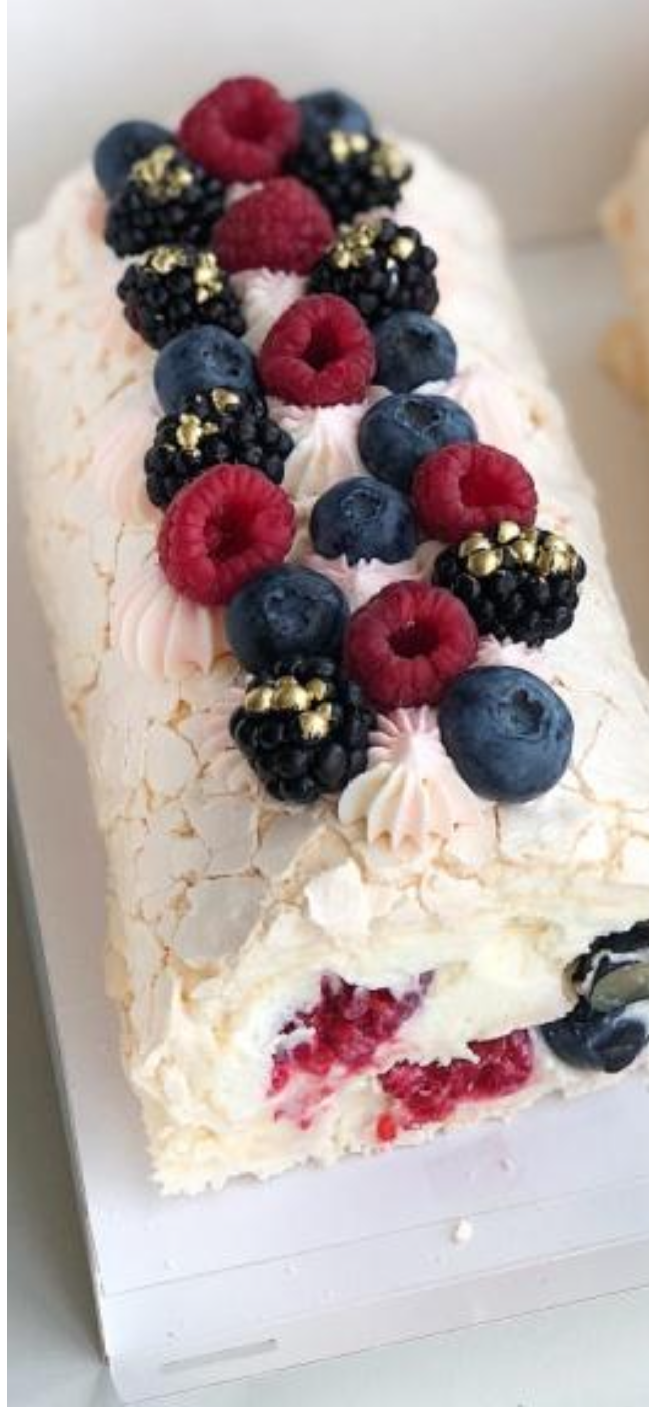 Gluten-free -free Swiss Meringue Roll