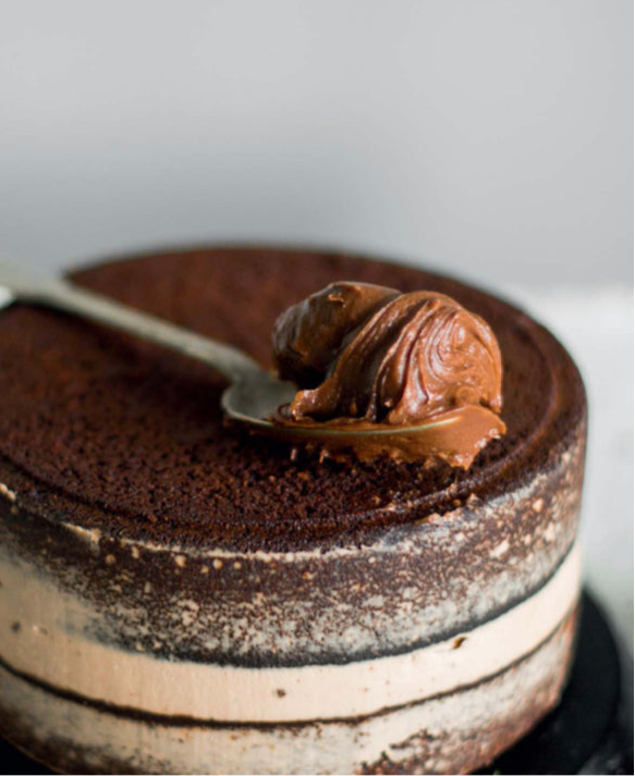 Gluten-free Dairy-free Chocolate Naked Cake