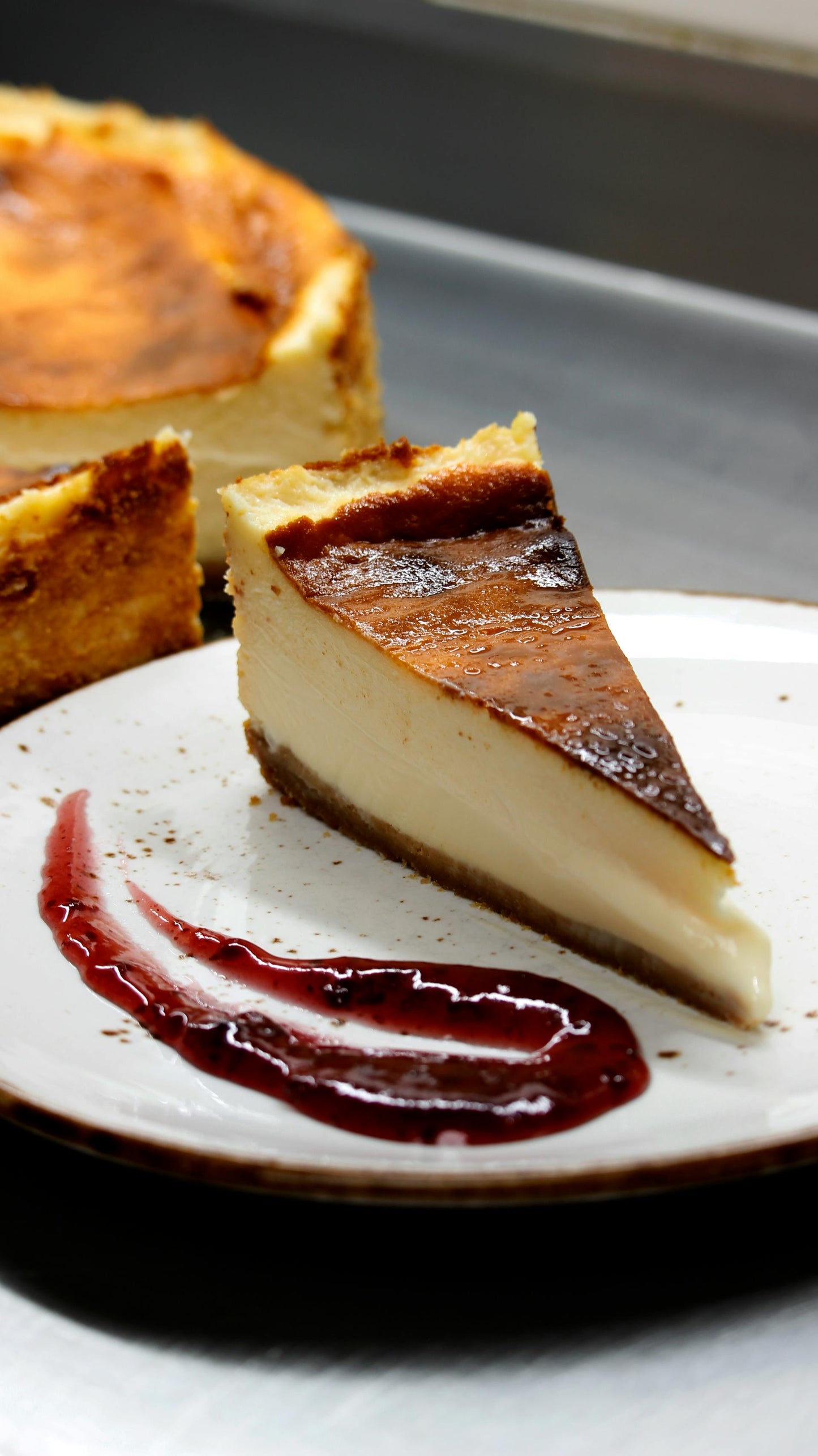 Gluten-free White Chocolate San Sebastián (Basque) Cheesecake