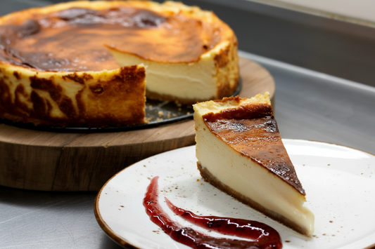 Gluten-free White Chocolate San Sebastián (Basque) Cheesecake