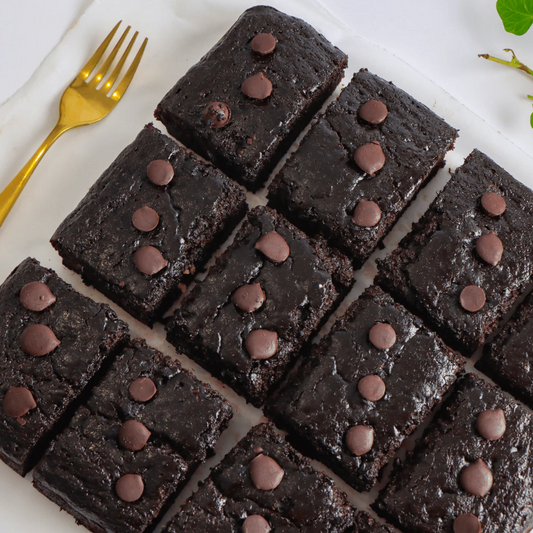 Gluten-free Vegan Chocolate Chip Brownies