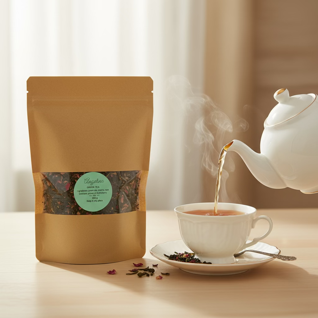 Organic green tea Angelina