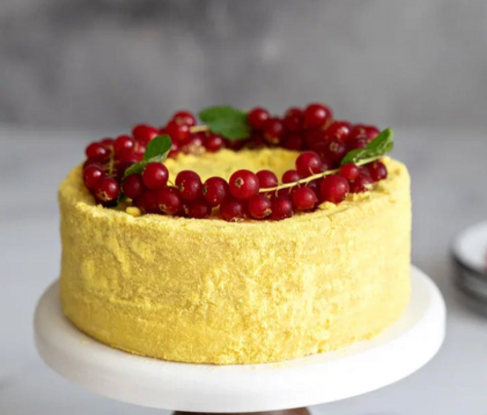 vegan lemon honey cake 