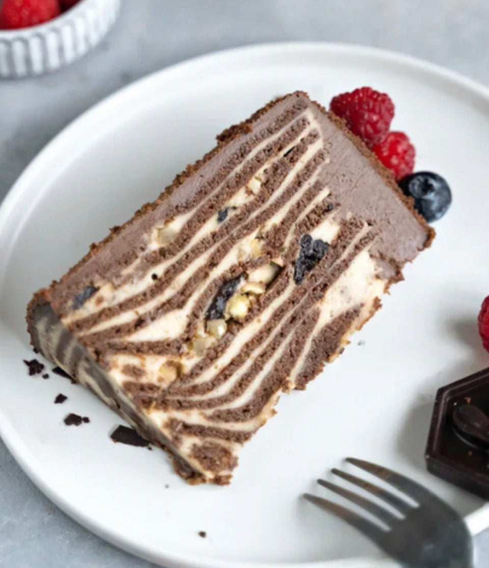 Веганский шоколадный «медовый» торт