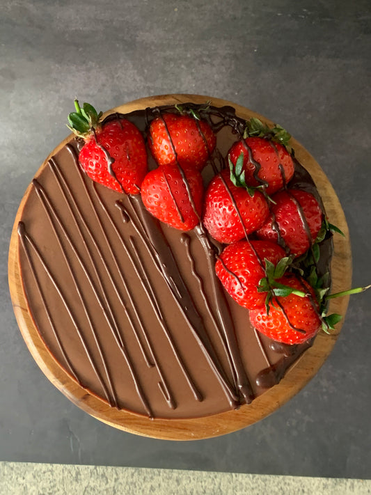 Low calorie high protein Chocolate Mousse Cake
